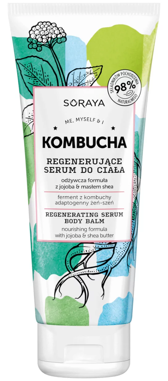 Soraya Kombucha, regenerujące serum do ciała, 200ml