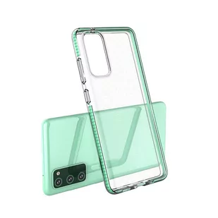 Spring Case pokrowiec żelowe etui z kolorową ramką do Samsung Galaxy A72 4G ciemnoróżowy - Etui i futerały do telefonów - miniaturka - grafika 4