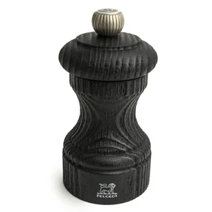 PEUGEOT Bistro Nature Black Młynek do soli 10 cm - Młynki do soli i pieprzu - miniaturka - grafika 1