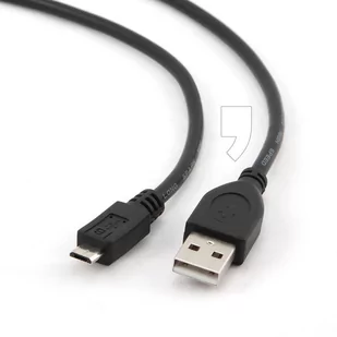 Gembird CABLE USB2 A PLUG MICRO B 0.1M CCP-MUSB2-AMBM-0.1M CCP-MUSB2-AMBM-0.1M - Adaptery i przejściówki - miniaturka - grafika 1