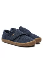 Buty dla chłopców - Froddo Kapcie Barefoot Wooly Slippers G1700341 S Niebieski - miniaturka - grafika 1