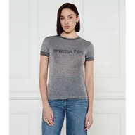 Koszulki i topy damskie - Patrizia Pepe T-shirt Slim Fit - miniaturka - grafika 1