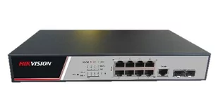 HIKVISION Switch DS-3E2510P 8 portów PoE + 2x SFP DS-3E2510P - Switche - miniaturka - grafika 1