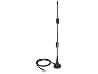 Anteny Wi Fi - Delock Antena LTE-Antenne TS-9 2-3dBi 90 starr m Standfu schwarz 12480 - miniaturka - grafika 1