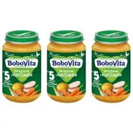 Dania dla dzieci - BoboVita Jarzynowa z kurczakiem po 5 miesiącu Zestaw 3 x 190 g - miniaturka - grafika 1