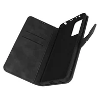 Etui i futerały do telefonów - Etui Folio do Xiaomi Redmi Note 10 Pro Suede Forcell czarne - miniaturka - grafika 1