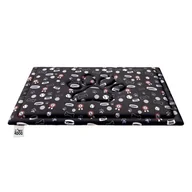 Legowiska dla psów - Legowisko dla psa miękkie (mata) małe 70x60 cm wodoodporne Kolor pokrowca: Czarne kostki - miniaturka - grafika 1