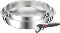 Zestawy garnków i patelni - TEFAL L9759002 INGENIO Zestaw patelni 3-elementowy 24/28 cm+rączka - miniaturka - grafika 1