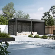 Kratki i pergole - Pergola tarasowa DELUXE 3,6x5,3 Anthracite - Gutroof - miniaturka - grafika 1