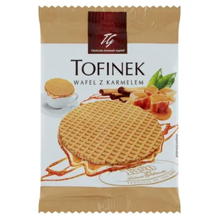 Tago tofinek okrągły wafelek z karmelem 40g - Batoniki - miniaturka - grafika 1