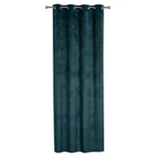 Zasłony - Zasłona z kółkami GRATER 140 x 260 cm zielony - miniaturka - grafika 1