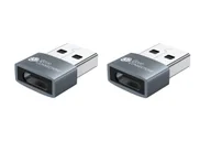 Adaptery i przejściówki - Kabelmeister USB-AD203-2 zmieniacz płci / kabli USB-A USB-C Szary USB-AD203-2 - miniaturka - grafika 1