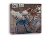 Obrazy i zdjęcia na płótnie - Three Dancers Preparing for Class, Edgar Degas - obraz na płótnie Wymiar do wyboru: 50x50 cm - miniaturka - grafika 1