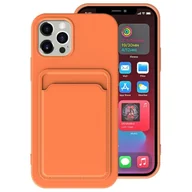 Etui i futerały do telefonów - Etui König Design kompatybilne z Apple iPhone 12 Pro Max plastikowe, miękkie etui na telefon - Etui na telefon pomarańczowe - miniaturka - grafika 1