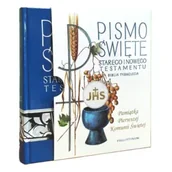 Albumy fotograficzne - Pismo Święte ST i NT Pamiątka I Komunii Świętej - miniaturka - grafika 1