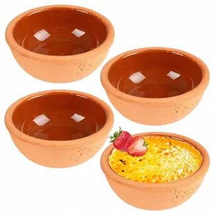 Naczynie do zapiekania miska kamionkowa zestaw 4 szt. 150 ml kod: O-259163 - Miski i półmiski - miniaturka - grafika 1