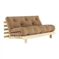 Sofy i kanapy - Brązowa rozkładana sofa 160 cm Roots – Karup Design - miniaturka - grafika 1