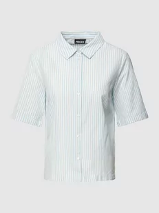 Bluzka koszulowa ze wzorem w paski model ‘LORNA’ - Koszule damskie - miniaturka - grafika 1