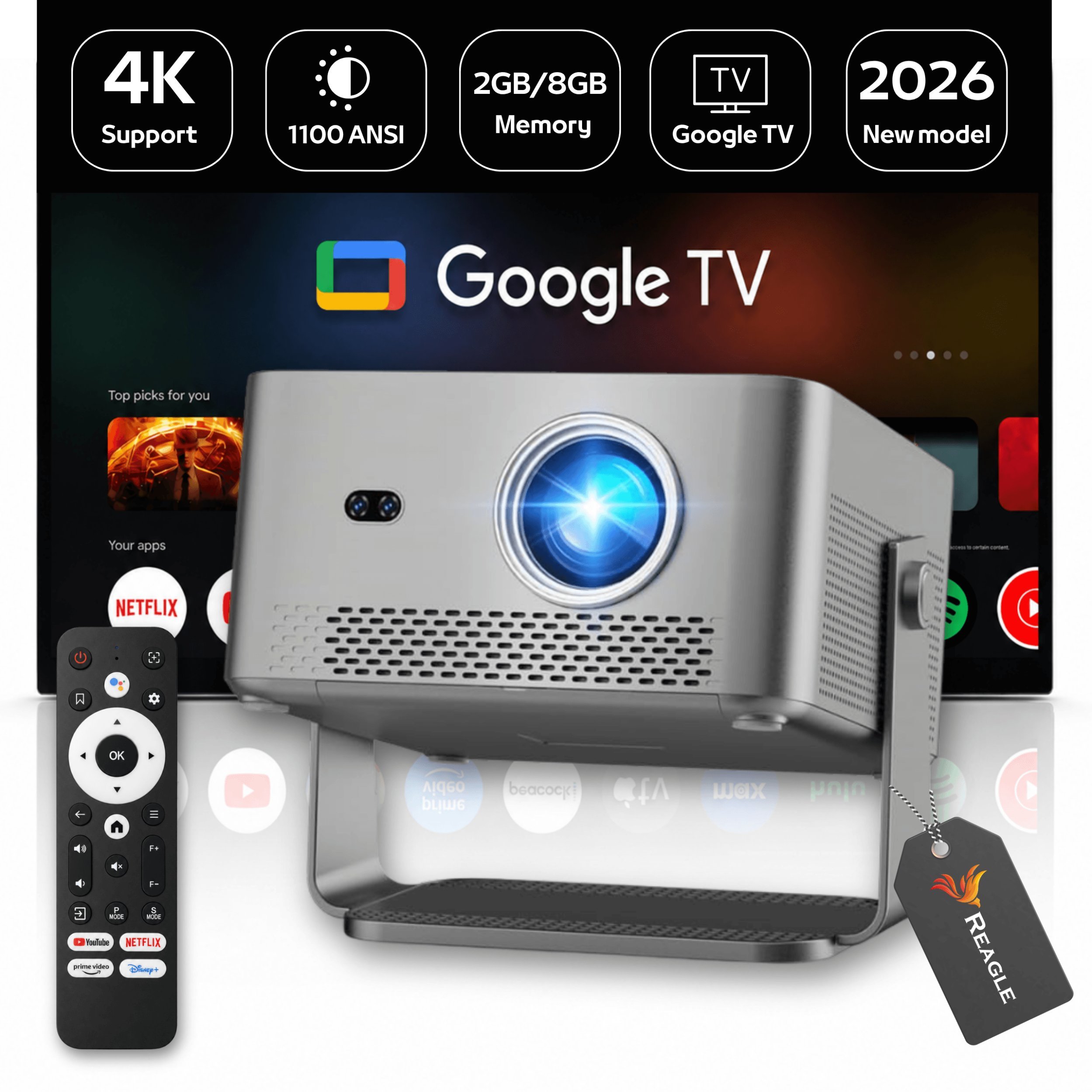 Reagle RZUTNIK LED 1100 ANSI 4K 140