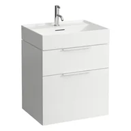 Umywalki - Laufen Kartell Umywalka wisząca lub meblowa 60x46 cm biała z powłoką H8103334001091 - miniaturka - grafika 1