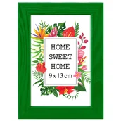 Ramki na zdjęcia - Ramka Na Zdjęcia 9X13 Cm, Drewniana W Kolorze Zielonym - miniaturka - grafika 1