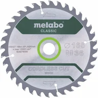 Tarcze do pił - Tarcza do cięcia drewna 165x20mm 36T Cordless Metabo - miniaturka - grafika 1