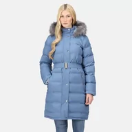 Kurtki damskie - Regatta Damska Kurtka Zimowa Parka Termiczna Daleyza Niebieski, Rozmiar: 38 - miniaturka - grafika 1