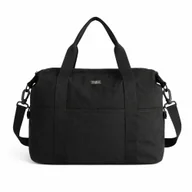 Torebki damskie - Duża torba sportowa damska Solier FB55 Viona, na siłownię i podróż, kolor czarny - miniaturka - grafika 1