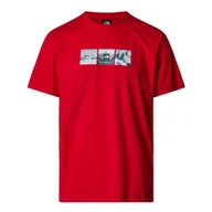 Koszulki sportowe męskie - Koszulka The North Face Expedition System 0A89DC6821 - czerwona - miniaturka - grafika 1
