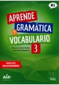 Podręczniki dla szkół podstawowych - Aprende gramatica y vocabulario 3 B1 ćw. - miniaturka - grafika 1