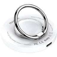 Ładowarki do telefonów - Bezprzewodowa ładowarka indukcyjna 2w1 Choetech T603-F, uchwyt (biała) - miniaturka - grafika 1