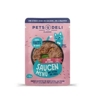 Mokra karma dla kotów - Karma mokra dla kotów Adult Menu w sosie Wołowina z dynią 12 x 70 g - miniaturka - grafika 1