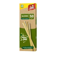 Słomki do napojów - Słomki ze słomy zielony dom 50 szt. - miniaturka - grafika 1