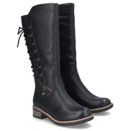 Kozaki damskie - Kozaki damskie wodoodporne Rieker 94693-00 BLACK R.39 - miniaturka - grafika 1