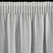 Firany - Firana gotowa EUROFIRANY Linzi 140 x 270 cm Biały - miniaturka - grafika 1