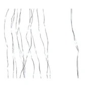 Oświetlenie świąteczne - Lampki zewnętrzne 1,8 m micro LED wiązka 12 zimny biały - miniaturka - grafika 1