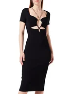 Sukienki - PINKO Damska luźna sukienka Costina, Z99_czarna limuzyna, XS, Z99_czarna limuzyna, XS - miniaturka - grafika 1