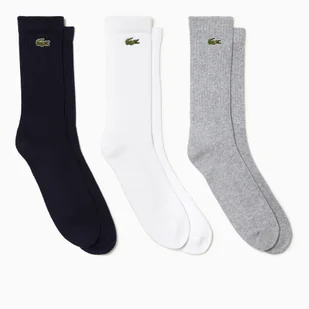 Skarpetki Lacoste  Core Performance Socks Silver/White/Black  EUR 39-42 - Skarpetki męskie - miniaturka - grafika 1