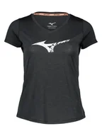 Koszulki sportowe damskie - Mizuno Koszulka funkcyjna "Impulse Core" w kolorze czarnym - miniaturka - grafika 1