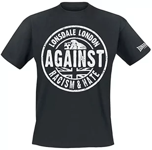 Lonsdale Against Racism męska koszulka z długim rękawem, czarny, XXL - Koszulki męskie - miniaturka - grafika 1