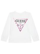 Bluzy dla chłopców - Guess Bluzka K84I18 K8HM0 Biały Regular Fit - miniaturka - grafika 1