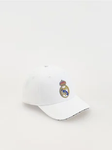 Reserved - Czapka FC Barcelona - złamana biel - Czapki dla dzieci - miniaturka - grafika 1