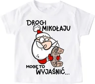 Koszulki dla dziewczynek - Koszulka na mikołajki dla dziecka - miniaturka - grafika 1