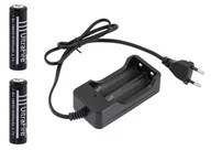 Ładowarki i akumulatory - GeTech Ładowarka  LC5 ŁADOWARKA + 2 x AKUMULATOR 18650 6000 mAh 3,7V uniwersalny 1447-uniw - miniaturka - grafika 1