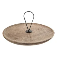 Tace i patery - Drewniana taca do serwowania ø 30 cm Mango – Orion - miniaturka - grafika 1