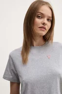 Koszulki sportowe damskie - Guess Jeans t-shirt damski kolor szary W4YI10 J1314 - miniaturka - grafika 1