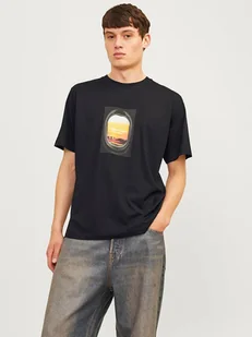 Jack & Jones Koszulka w kolorze czarnym - Koszulki męskie - miniaturka - grafika 1