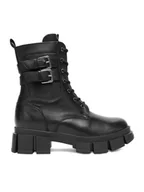 Buty dla dziewczynek - Badura Trzewiki EO-CI12-9092-07 Czarny - miniaturka - grafika 1