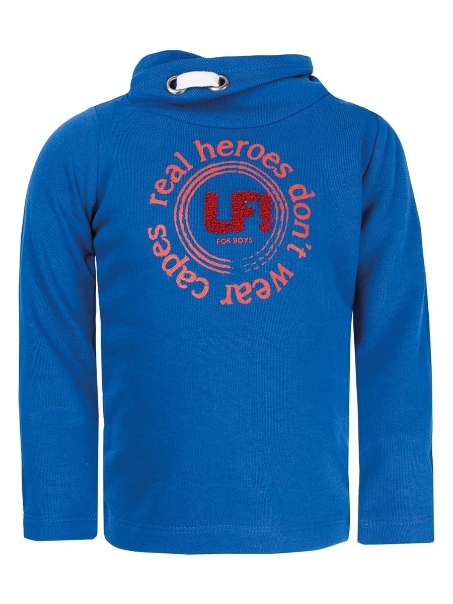 Chłopięca bluza z kapturem niebieska Lief r.92