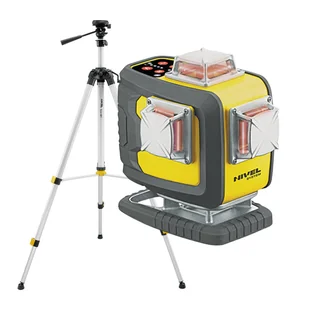 ZESTAW Laser krzyżowy Nivel System CL4D-R czerwony + statyw SJJ-M1 EX Nivel System - Poziomice laserowe - miniaturka - grafika 1